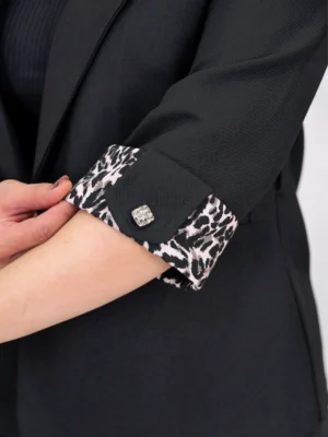 کت آستین پلنگی کوتاه مدل 10269