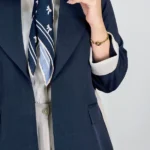 ست کت و شلوار زنانه 10273 یه کت سرمه ای