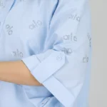 ست شومیز و کلاه الو 10362 آستین