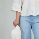 ست شومیز و کلاه الو 10362 کلاه و آستین