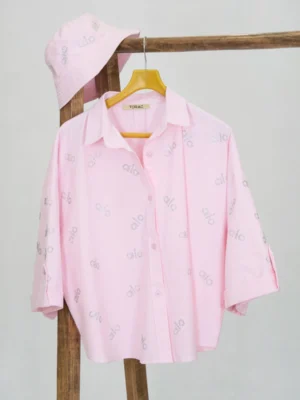 ست شومیز و کلاه طرح الو مدل 10362