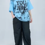 ست تیشرت شلوار 10363 آبی