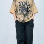 ست تیشرت شلوار 10363 نسکافه ای