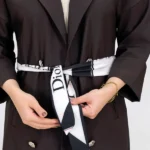 کت مازراتی 10384 کج راه با کمر قهوه ای