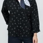 شومیز پاپیون 10354 مشکی