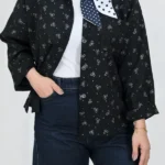 شومیز پاپیون 10354 تنخور مشکی