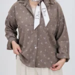 شومیز پاپیون 10354 نسکافه ای