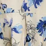 شومیز ایتالیایی گلدار 10341 پشت کرم