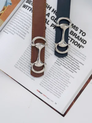 کمربند چرم 6071 دو کمربند