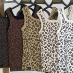 تاپ پلنگی یقه هفت 4073 رنگبندی