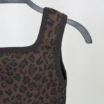 تاپ پلنگی یقه هفت 4073 آستین حلقه ای