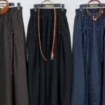 دامن بلند بند دار 20101 سه رنگ