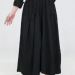 دامن بلند بند دار 20101 مشکی