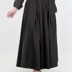 دامن بلند بند دار 20101 قهوه ای