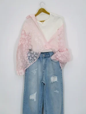 شومیز شیشه ای پری مدل 10351