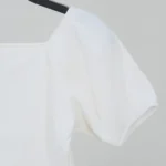 کراپ آستین پفکی 4079 آستین سفید