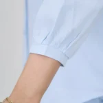 شومیز عروسکی لینن 10356 آبی