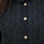 شومیز حریر پفکی 10324 سنگدوزی