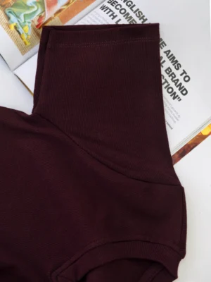 تیشرت یقه هفت کبریتی زنانه مدل 4083