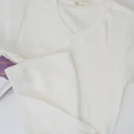 تیشرت یقه هفت 4083 سفید
