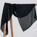 شال برشکا لمه دار 3051 مشکی