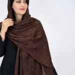 شال برشکا لمه دار 3051 شکلاتی