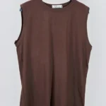 تاپ یقه گرد 4078 قهوه ای