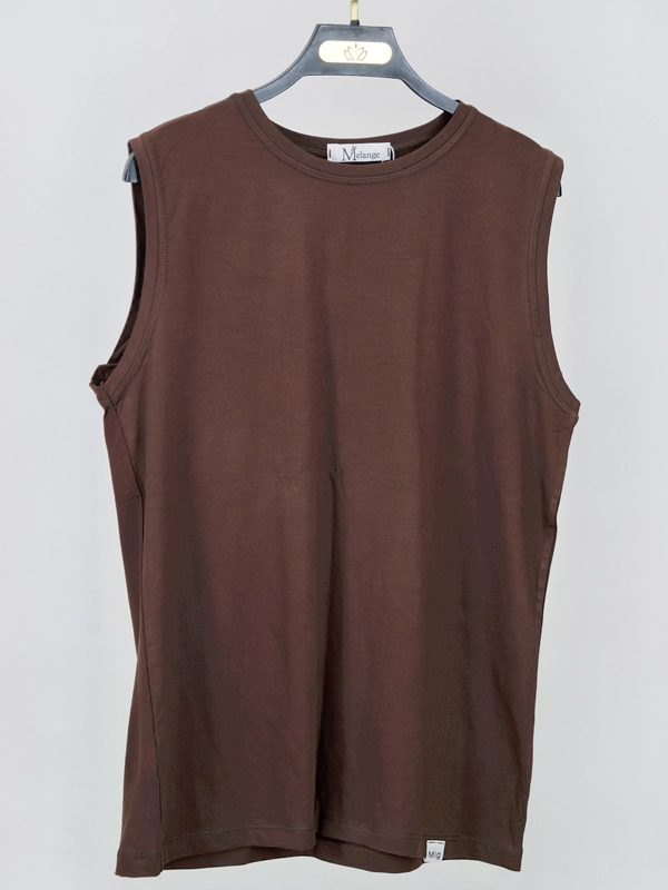 تاپ یقه گرد 4078 قهوه ای