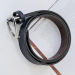 کمربند مثلثی چرمی 6070 سرمه ای