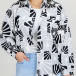 شومیز دو رنگ 10346 پشت