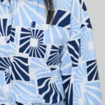 شومیز دو رنگ 10346 جیب شومیز