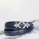 کمربند چرم 6072 سرمه ای