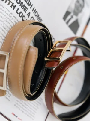 کمربند چرم زنانه مدل 6073