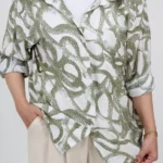 شومیز پوست ماری 10388.3 سبز