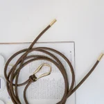 کمربند باریک 6075 قهوه ای