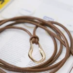 کمربند باریک 6075 نمای نزدیک عسلی