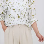 شومیز آبرنگی ترک 10388.1 سبز