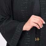 طراحی سنگدوزی مانتو شانتون 10411 مشکی