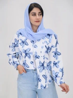 ست شومیز و شال ست دو تیکه تینا
