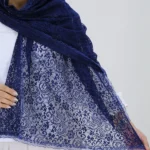 نمای کامل شال گیپور 3066 رنگ سرمه ای