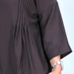 نمای نزدیک شومیز دخترانه شیلا مدل 10506 رنگ قهوه ای