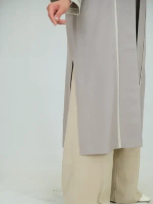 مانتو بزیاق آستین گلدوزی مدل 10580